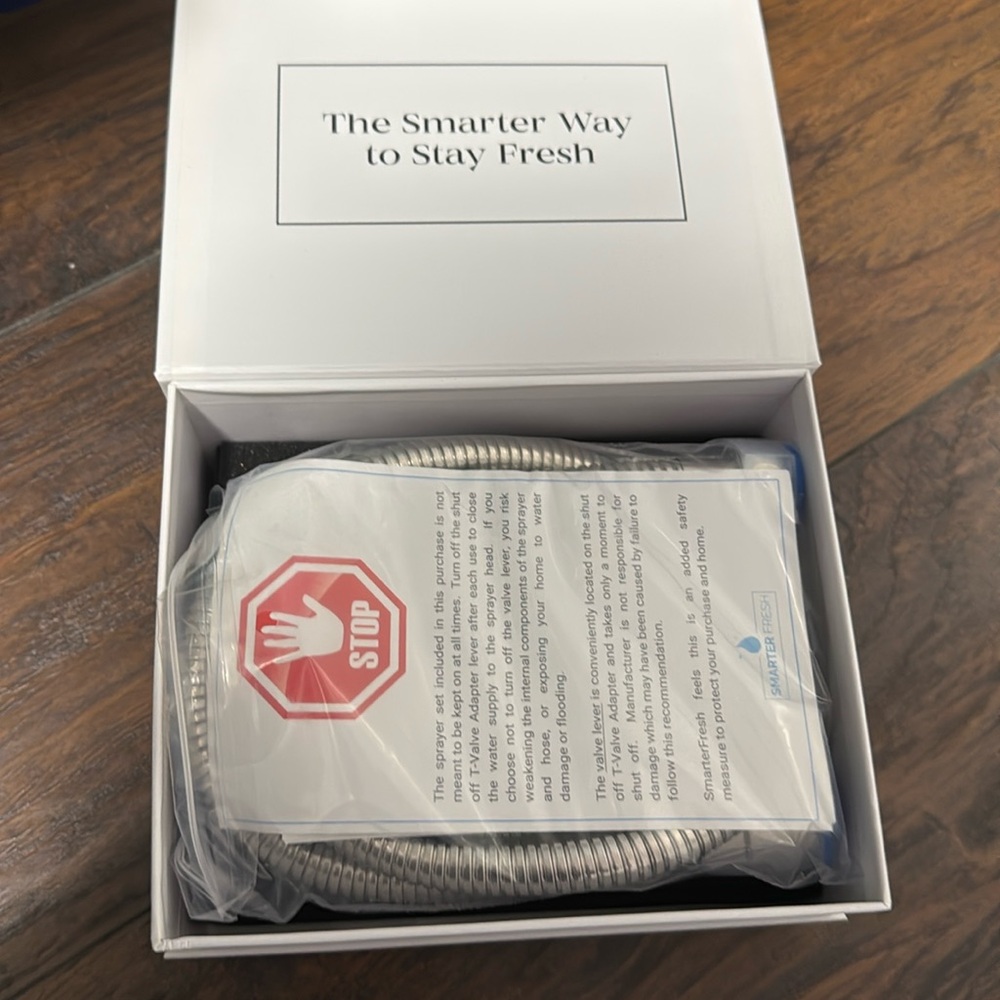 Cloth diaper sprayer (never installed)